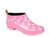 Rainer Rain Boot Pink/White Polka Dot Print view