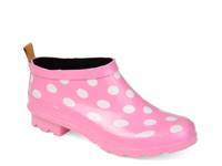 Rainer Rain Boot Pink/White Polka Dot Print view