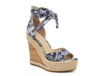 Greydon Espadrille Wedge Sandal Navy view