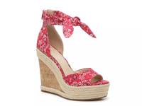 Greydon Espadrille Wedge Sandal Red view