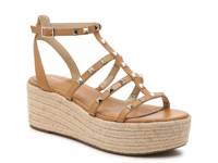 Jansen Espadrille Wedge Sandal Cognac view