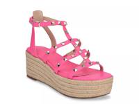 Jansen Espadrille Wedge Sandal Hot Pink view
