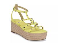 Jansen Espadrille Wedge Sandal Lime Green view