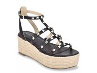 Jansen Espadrille Wedge Sandal Black view