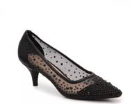 Silk Pump Black Metallic view