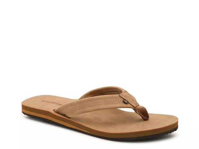 NWT Cobian Olas 2 sandal Las Olas 2™ by Cobian® | Mens Synthetic Leather Flip Flops main image 4