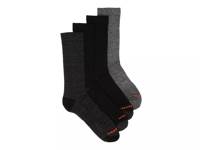 Men's Crew Socks - 4 Pack Black/Grey view