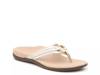 Tide Aloe Flip Flop Gold Metallic view
