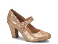 Miranda Pump Gold Metallic Suede view