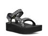 Flatform Universal Platform Sandal Black/White view