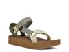 Midform Universal Platform Sandal Green/Multicolor view