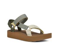 Midform Universal Platform Sandal Green/Multicolor view