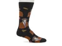 Monkey Business Men's Crew Socks Black view
