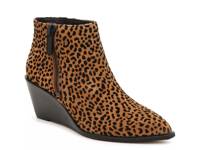 Kipp Wedge Bootie Black/Brown Cheetah Print Suede view