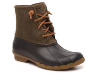 Saltwater Leather Duck Boot Green view