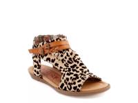 Blumoon Sandal - Kids' Tan/Brown Leopard Print view