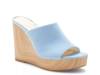 Shantelle Wedge Sandal Light Blue Fabric view