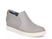 If Only Wedge Slip-On Sneaker Grey Fabric view
