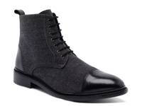 Monroe Cap Toe Boot Charcoal/Black view