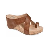 Rayna Wedge Sandal Dark Brown view
