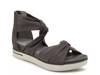 Zanya Wedge Sandal Grey view