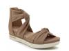 Zanya Wedge Sandal Light Brown view