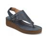 Mckell Wedge Sandal Navy view