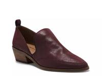 Mahzan Flat Dark Burgundy Leather view