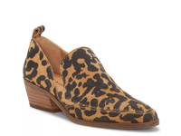 Mahzan Flat Brown/Black Leopard Print Suede view