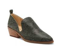 Mahzan Flat Green/Black Snake Print Leather view