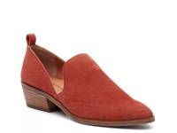 Mahzan Flat Orange Suede view