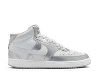 Court Vision Mid Sneaker - Women's White/Silver view