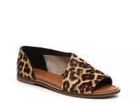 Pavletta Flat Brown & Black Leopard Print view