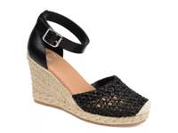 Sierra Espadrille Wedge Sandal Black view