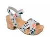 Valentina Sandal Multicolor Floral Print view
