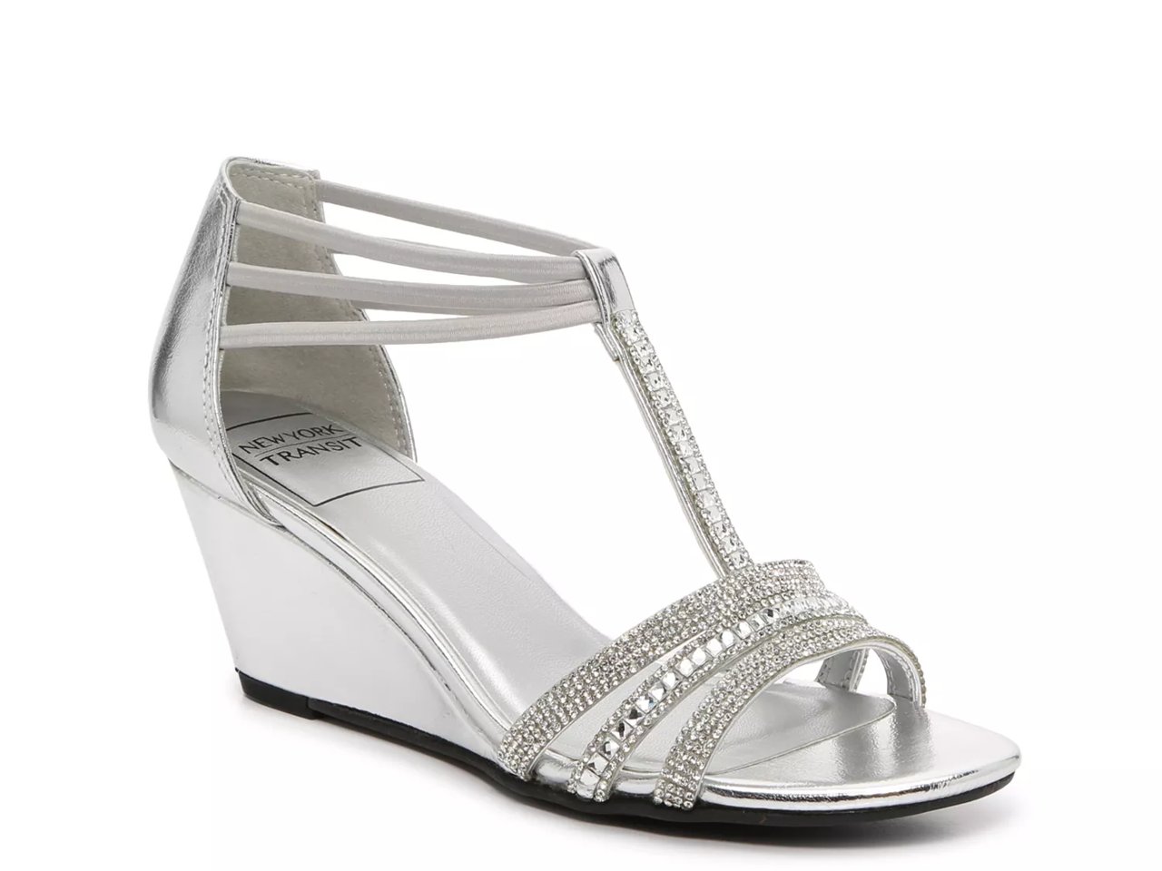 Badge Wedge Sandal