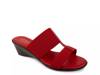Sadey Wedge Sandal Red view