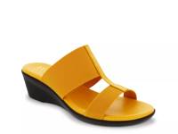 Sadey Wedge Sandal Mustard Yellow view