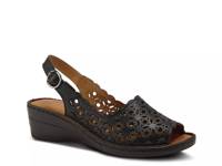 Belizana Wedge Sandal Black view