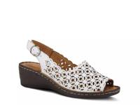 Belizana Wedge Sandal White view