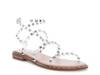 Travel Sandal Clear Lucite view
