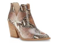 Gigietta Bootie Mauve/Brown/Black Snake Print Leather view