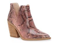 Gigietta Bootie Pink/Black Snake Print view