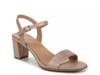 Bristol Sandal Blush Metallic Snake Print view