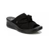 Smile Wedge Sandal Black view