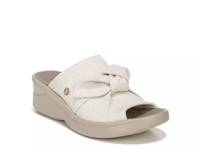 Smile Wedge Sandal White Leopard Print view