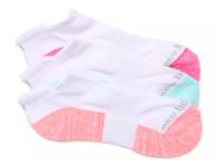 Tab Women's No Show Socks - 3 Pack White/Multicolor view