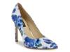 Tatiana 2 Pump White/Blue Floral Print view