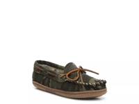 Trev Moccasin Slipper - Kids' Green Camouflage view