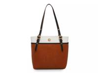 Pocket Tote White/Black/Cognac view